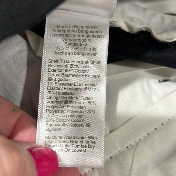 J. Crew Factory Straight-fit flex chino pant in black Size 31/32 NWT - Picture 13 of 14